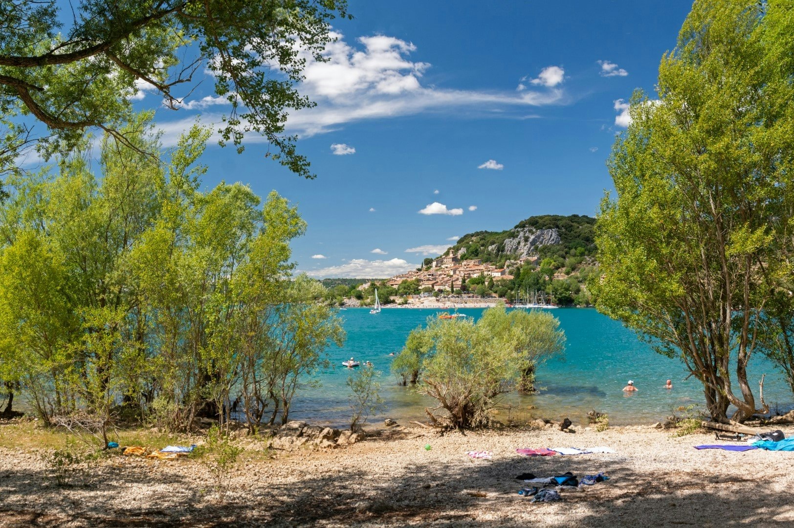 Camping Rives du Lac de Sainte Croix - Strand des Campingplatzes