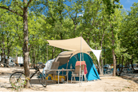 Camping Rives du Lac de Sainte Croix - Zeltplatz auf dem Campingplatz