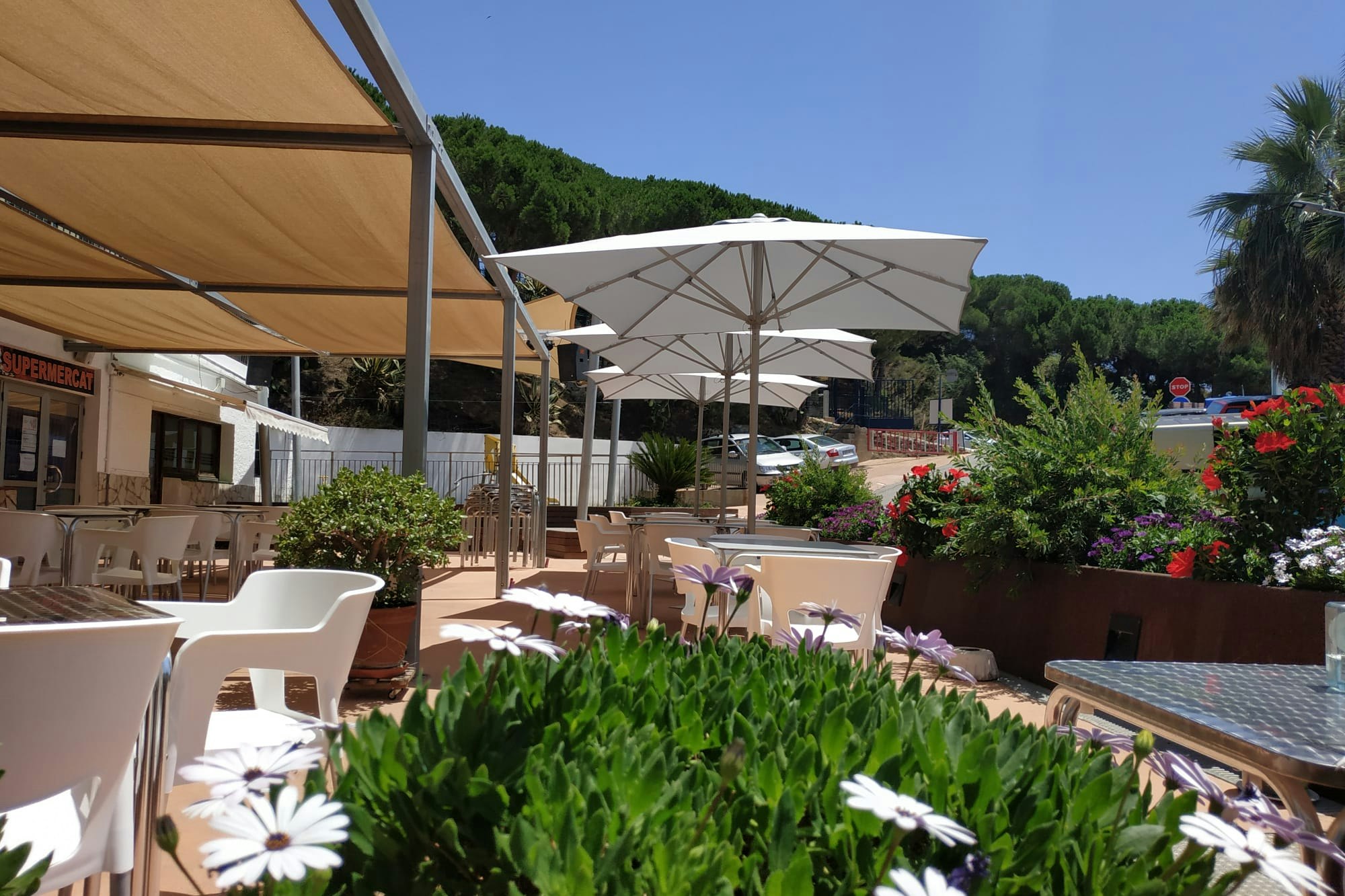 Camping Roca Grossa - Außenbereich Restaurant