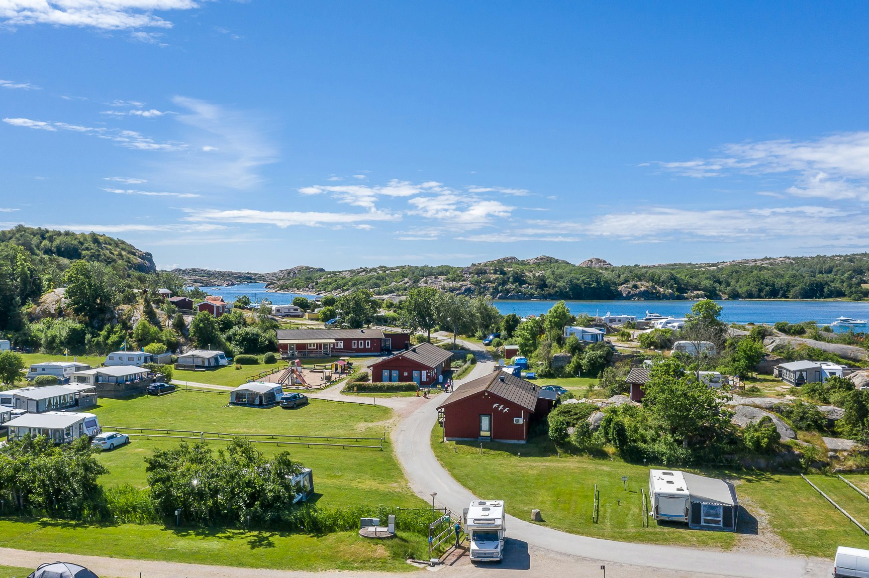 Camping Rörvik - Standplatzwiese auf dem Campingplatz