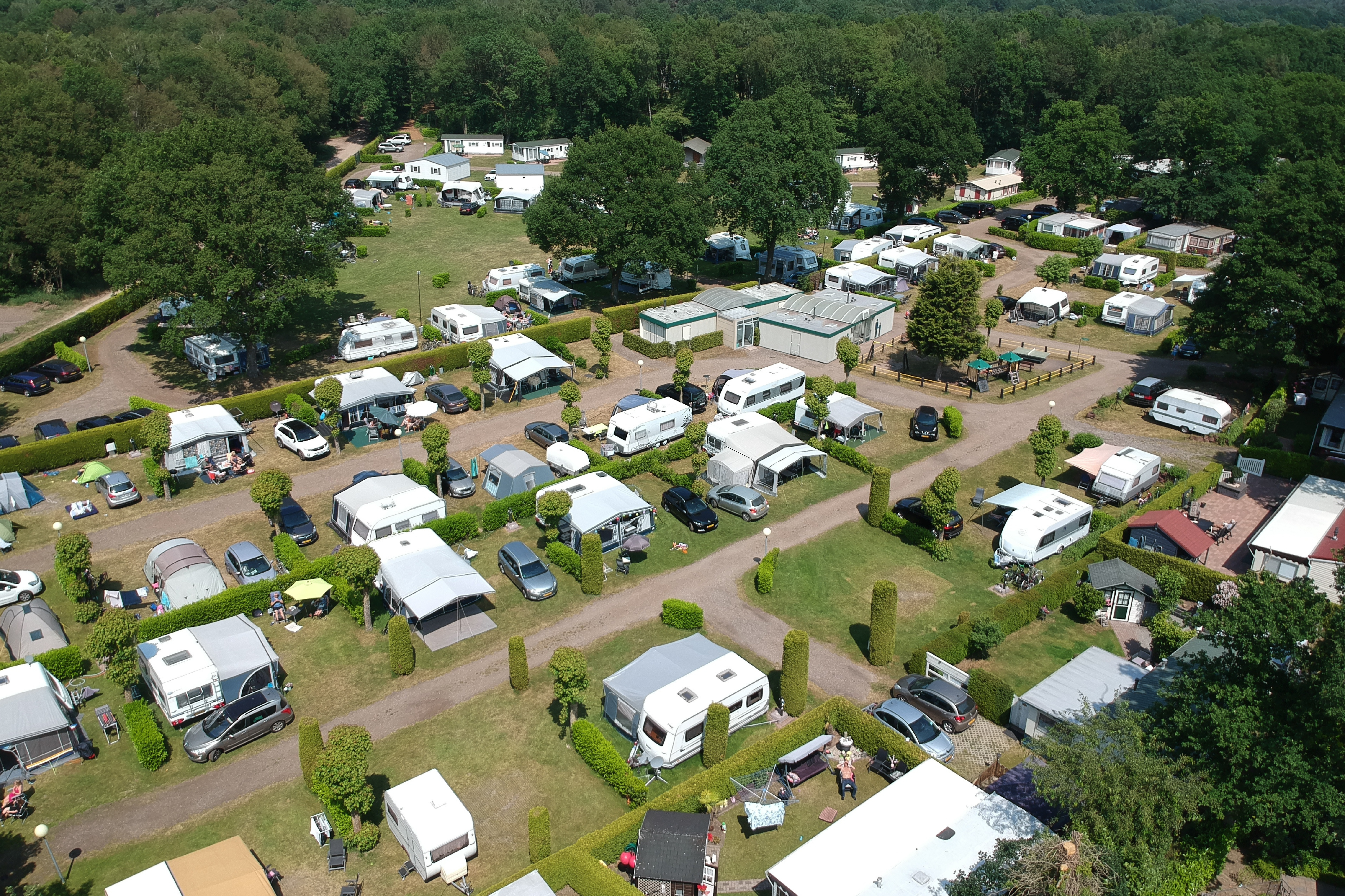 Camping Roland - Luftaufnahme des Campingplatzes