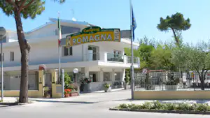 Camping Romagna - Eingang des Campingplatz