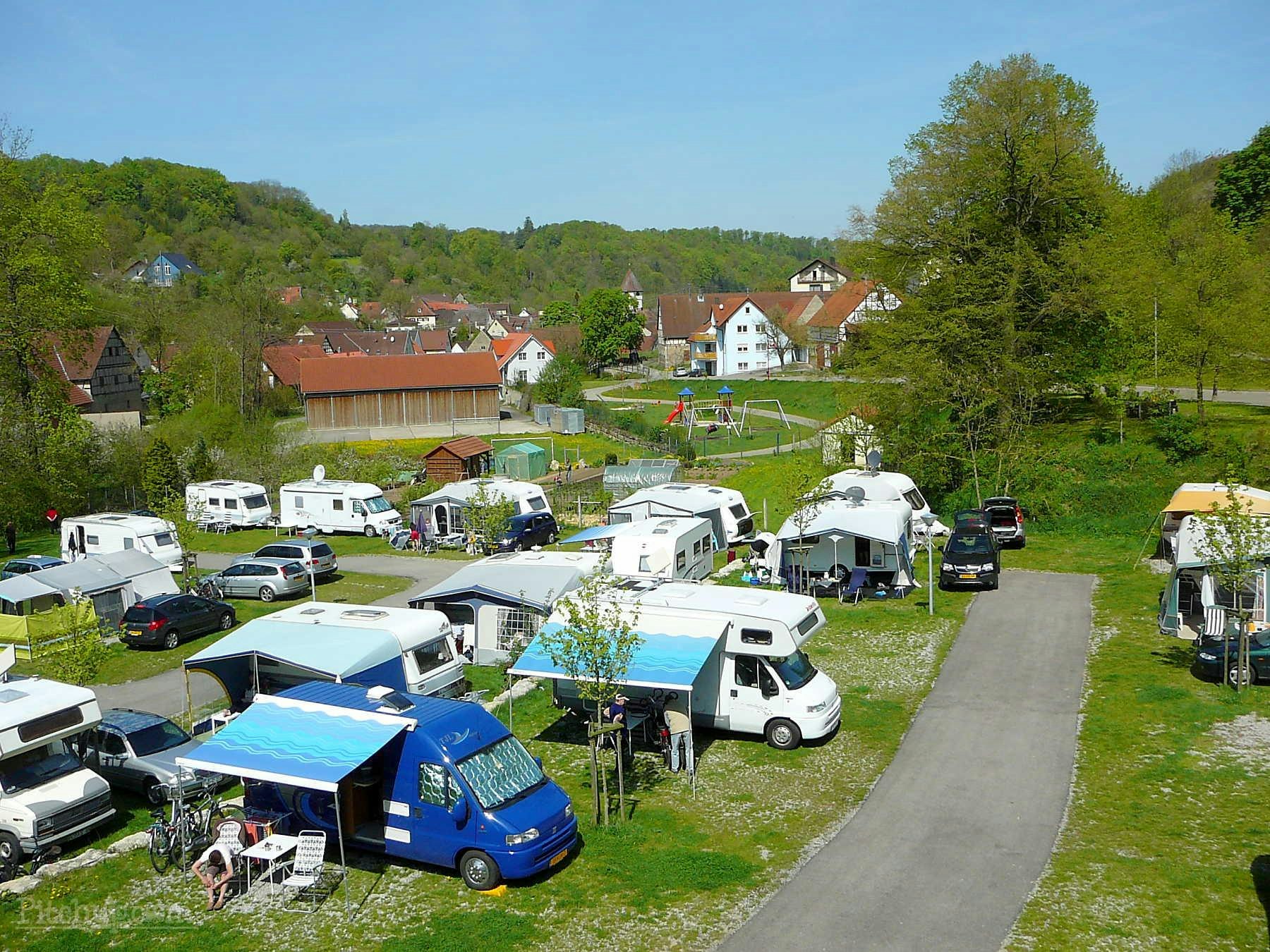 Camping Romantische Straße - Standplätze auf dem Campingplatz