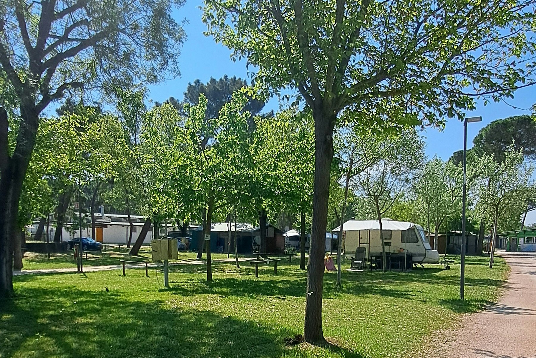 Romea Family Camping  Camping Romea - Standplätze im Grünen auf dem Campingplatz