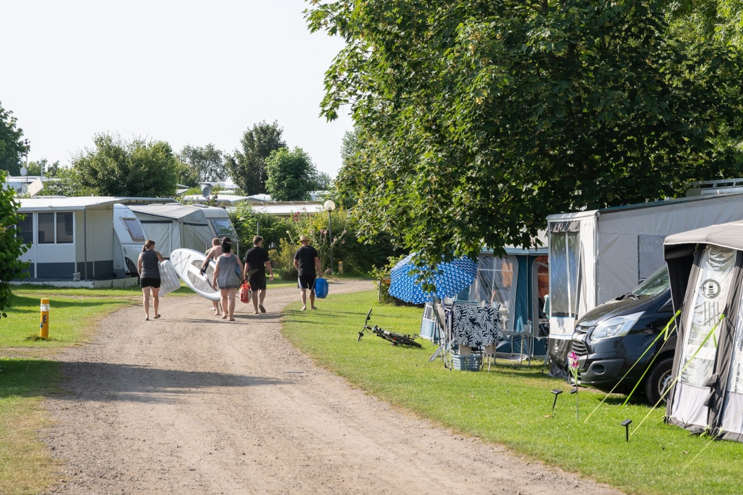 Rosenfelder Strand Ostsee Camping - Standplätze auf dem Campingplatz
