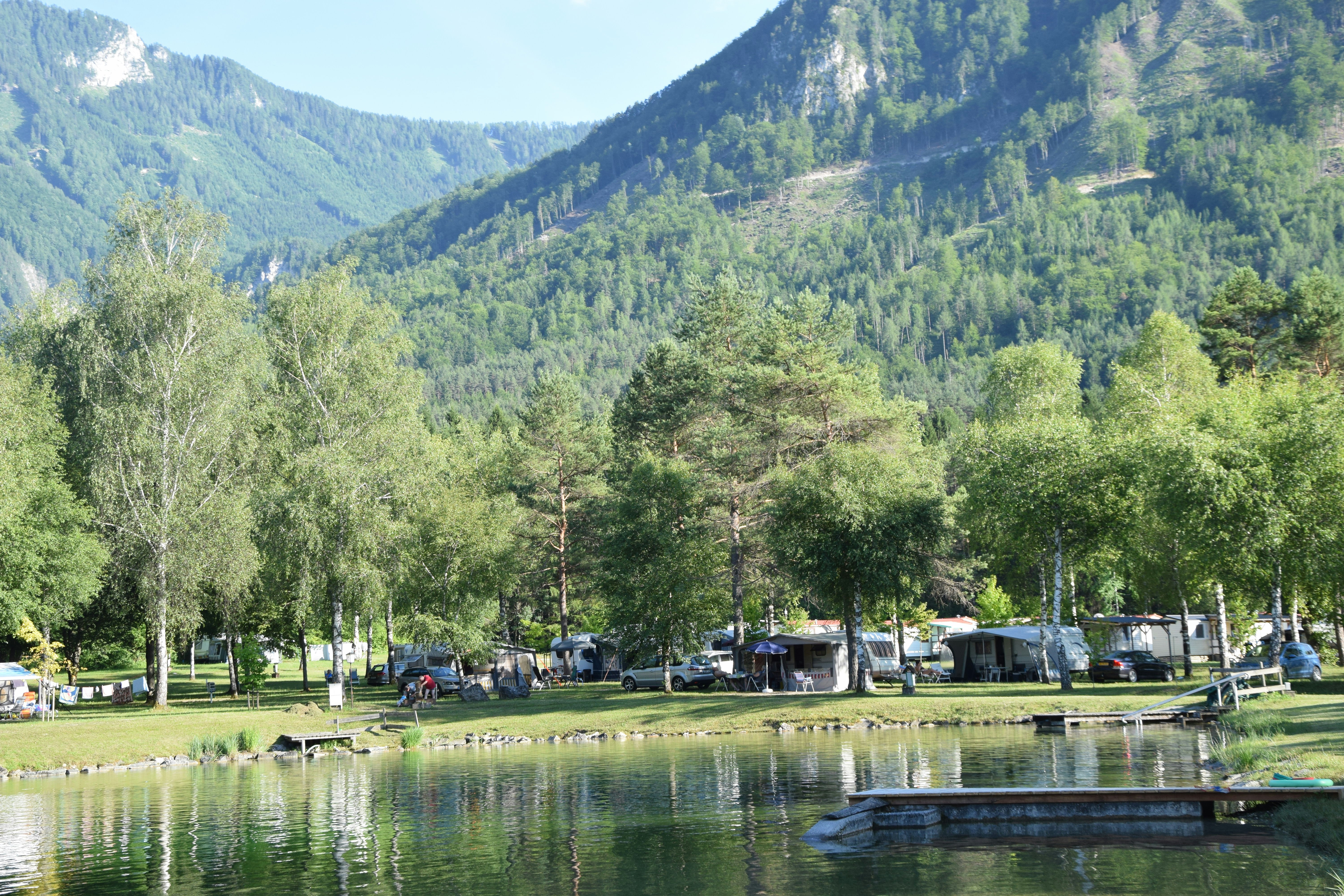 Camping Rosental Rož - Standplätze auf dem Campingplatz
