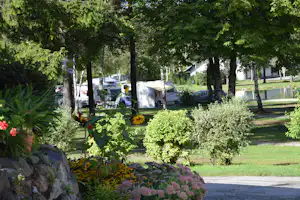 Camping Rosental Rož - Standplatzwiese auf dem Campingplatz
