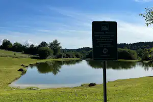 Camping Rotbrunn - Badeplatz auf dem Campingplatz