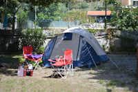 Camping Rustia - Zeltplätze auf dem Campingplatz