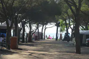 Camping S'Abanell - Fussgängerweg zum Strand