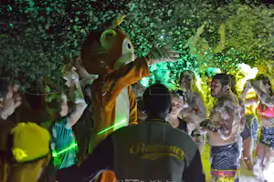 Camping Saint-Disdille - Schaumparty auf dem Campingplatz
