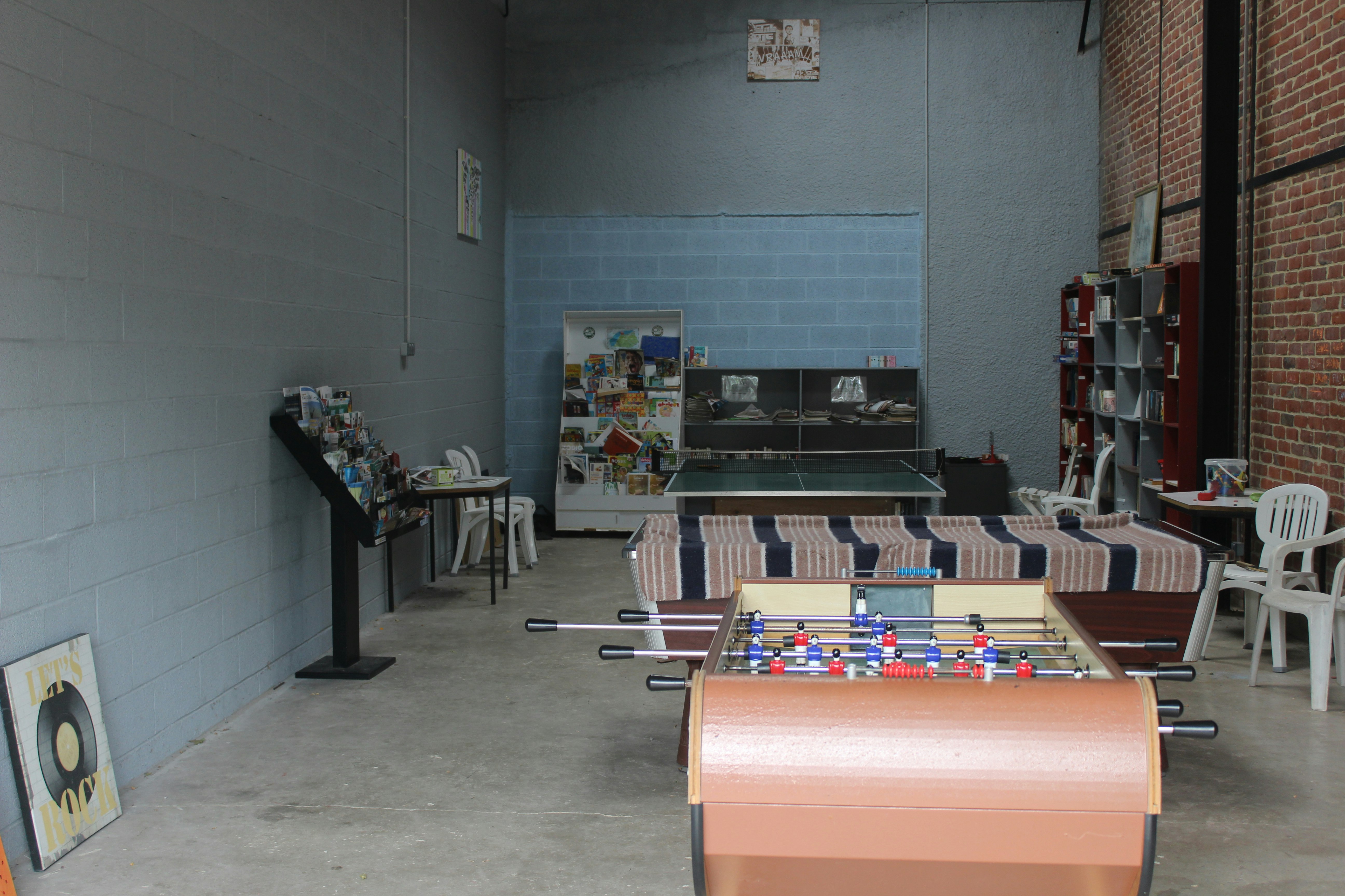 Camping Saint Louis - Innenansicht Aufenthaltsraum mit Spielen