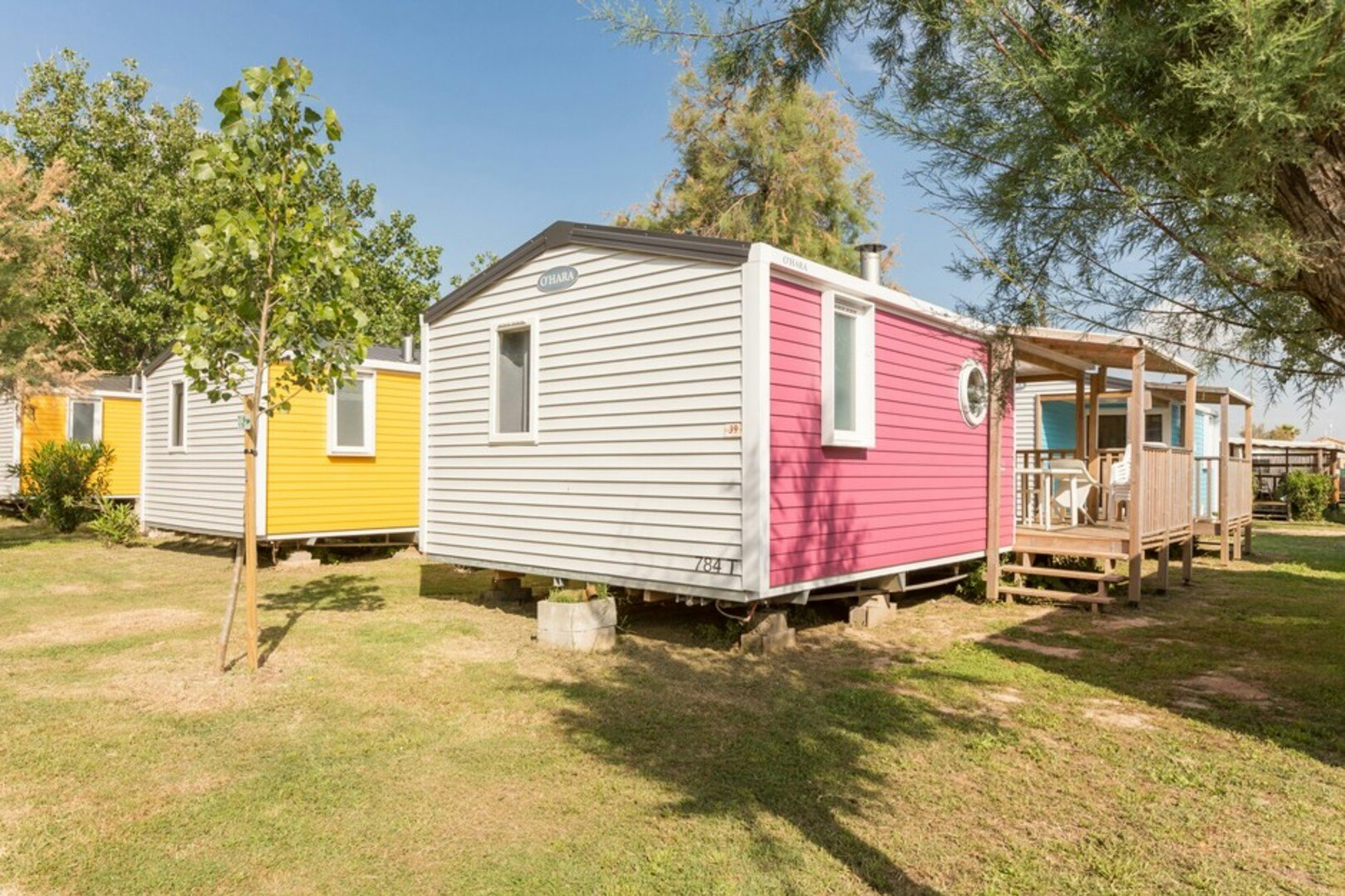 Camping Saint Maurice  - Mobilheime auf dem Campingplatz