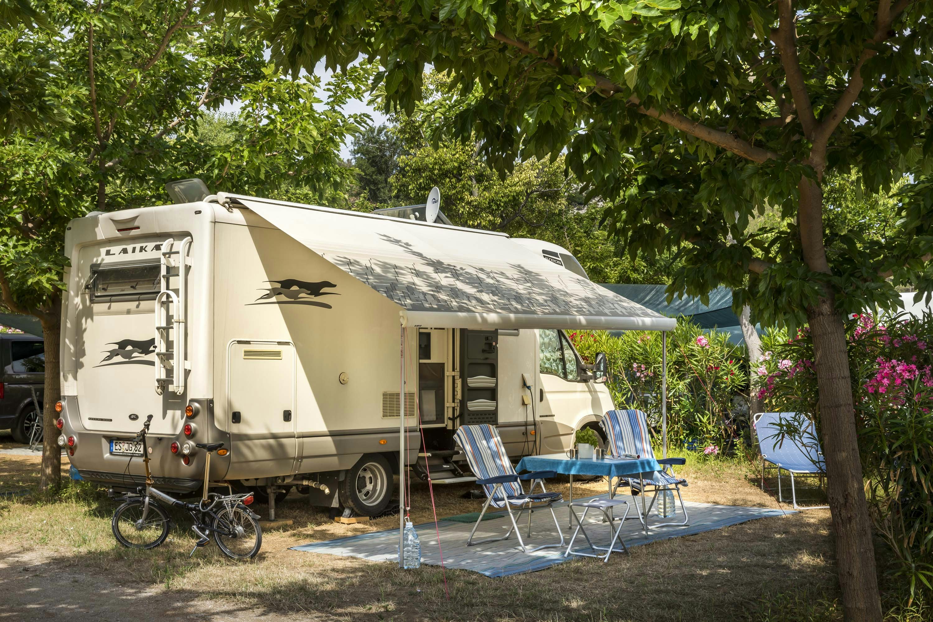 Camping San Marino  -  Stellplatz vom Campingplatz im Grünen
