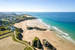 Camping Sandaya Le Kérou - Blick auf das Meer und den Strand