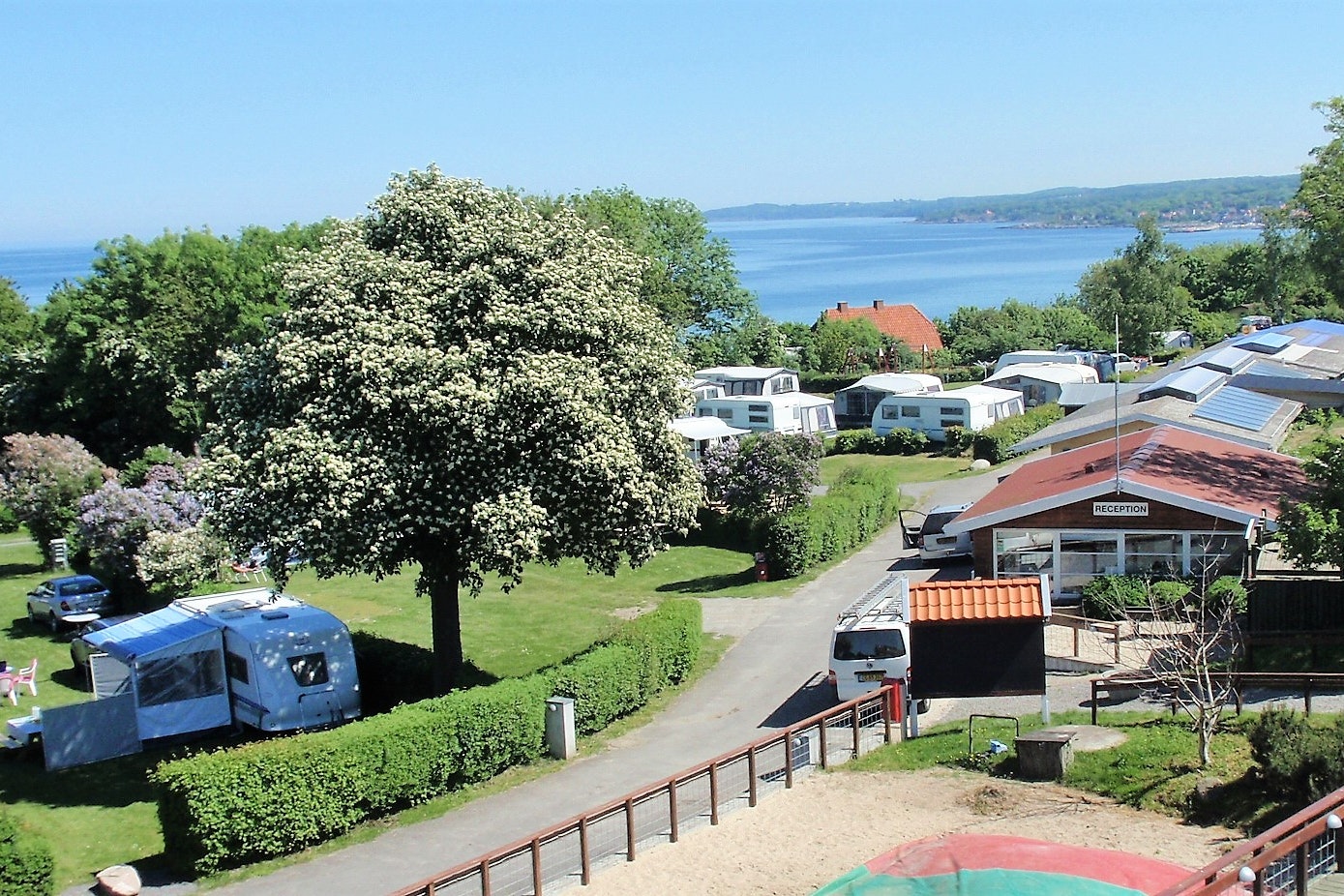 Camping Sandkås - Blick auf den Campingplatz
