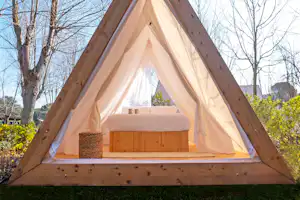Camping Santa Cristina - Glamping-Zelte auf dem Campingplatz