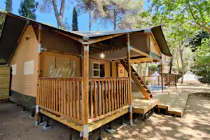 Camping Santa Elena Camping Santa Elena Ciutat - Glamping-Zelt auf dem Campingplatz