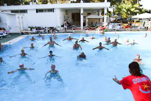 Camping Santa Maria di Leuca - Aquafitness im Swimmingpool