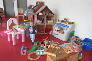 Camping Schatzlmühle - Spielbereich für Kinder auf dem Campingplatz