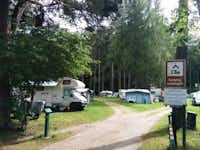 Camping Schießstand - Eingang des Campingplatz