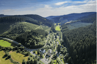 Camping Schliprüthener Mühle - Luftaufnahme des Campingplatzes