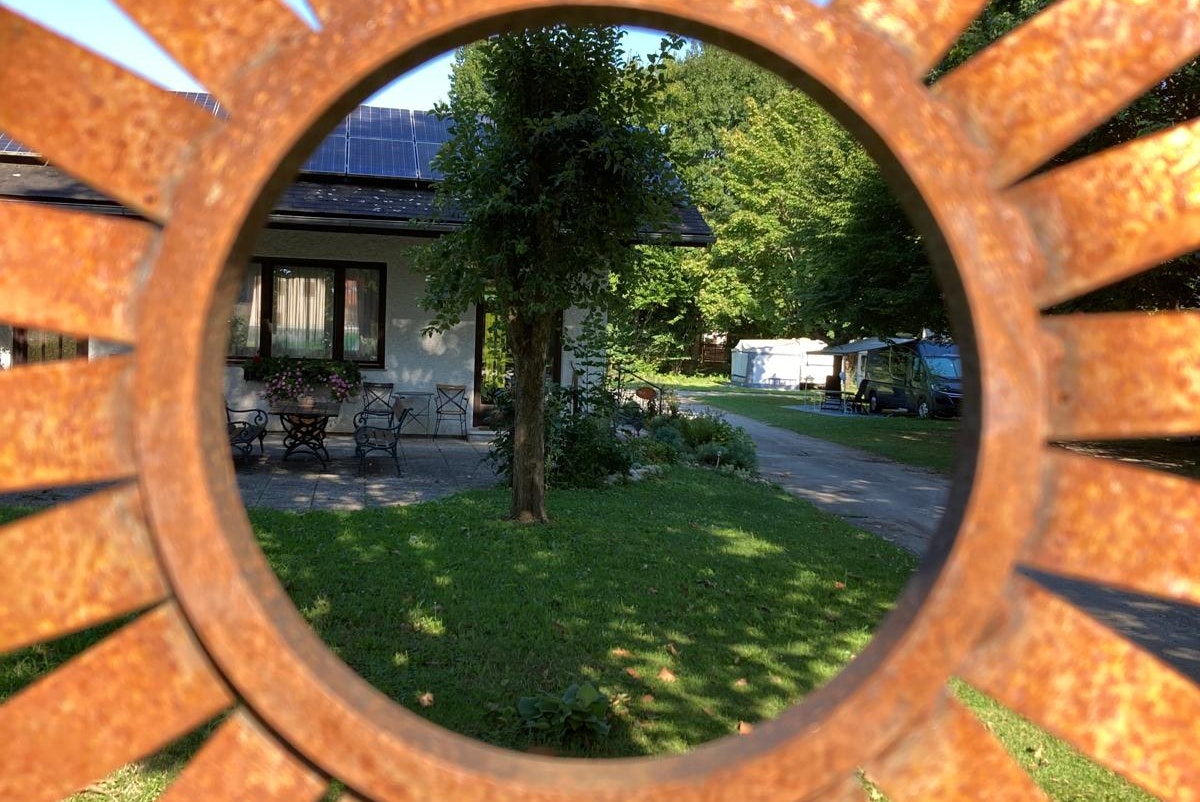 Camping Schloss Burgau - Blick auf den Campingplatz