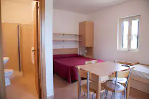 Camping Scialmarino - Innenansicht vom Mobilheim auf dem Campingplatz