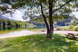 Camping Seehof am Vassachersee - Blick auf den See