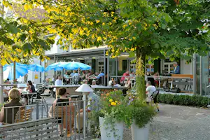 Camping Seehorn - Biergarten und Restaurant auf dem Campingplatz