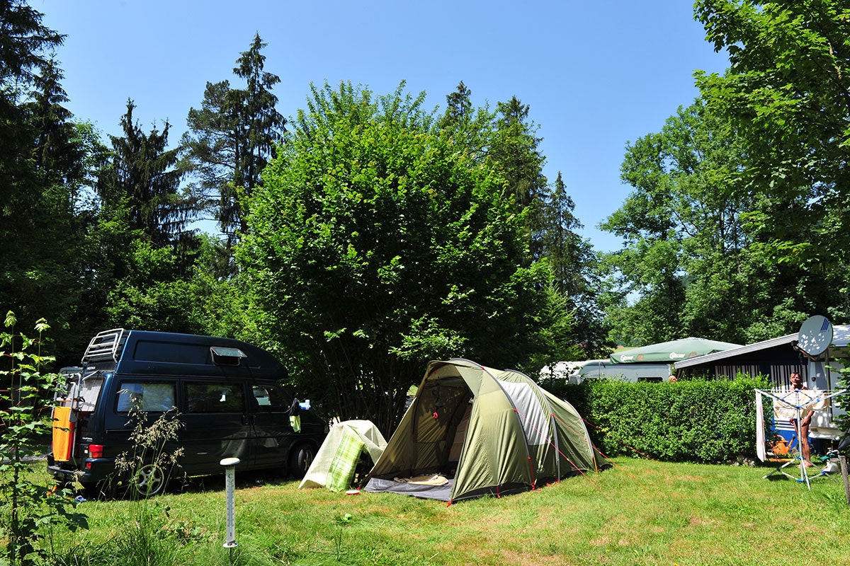 Camping Seemühle - Zeltplatz auf dem Campingplatz