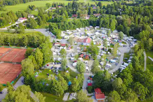 Camping Seeshaupt - Überischt auf den Campingplatz
