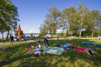 Camping Seeshaupt - Strand auf dem Campingplatz am Starnberger See