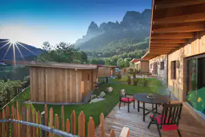 Camping Seiser Alm - Mobilheime auf dem Campingplatz