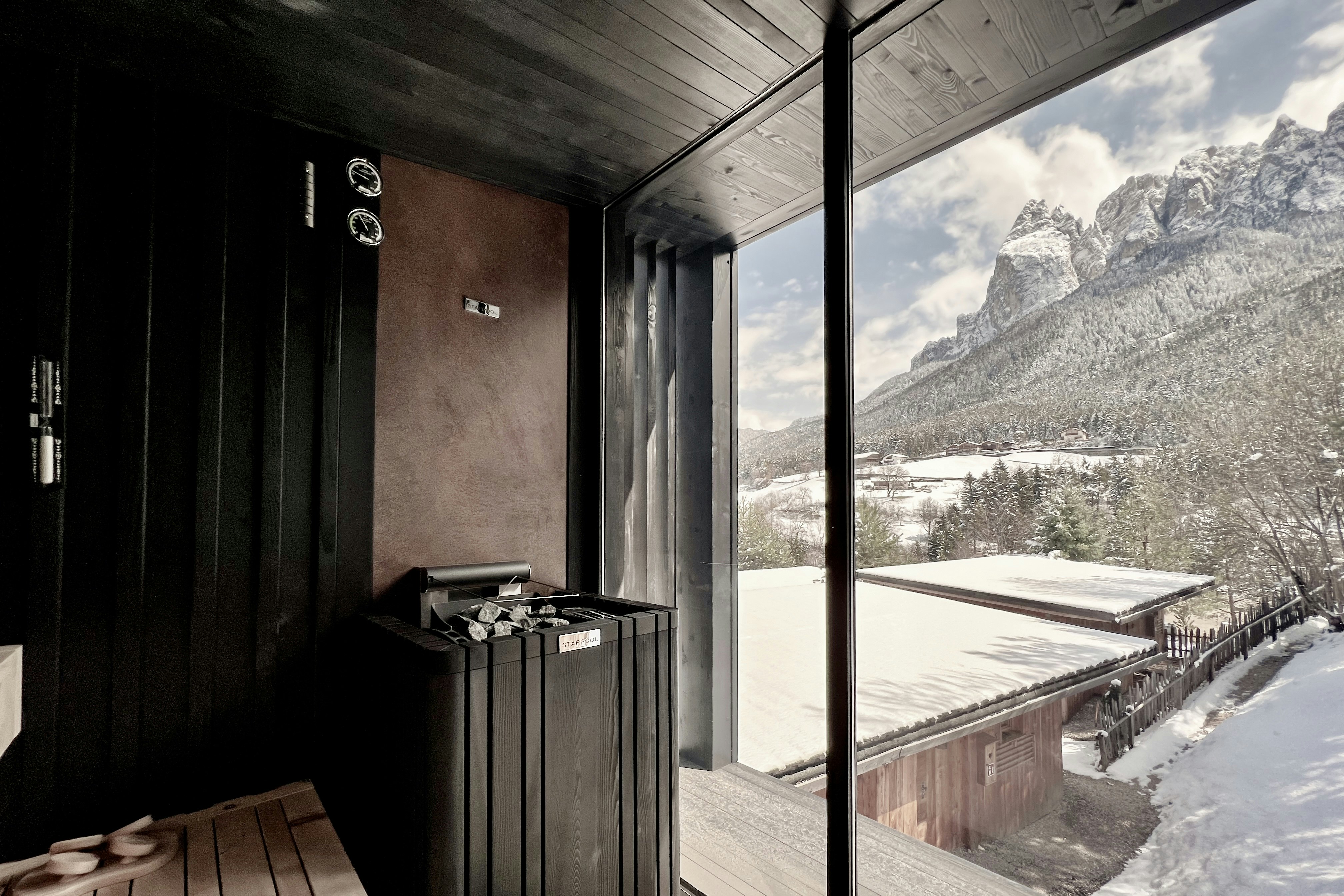 Camping Seiser Alm - Sauna auf dem Campingplatz