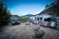 Camping Seiser Alm - Stellplätze mit Blick in die Berge