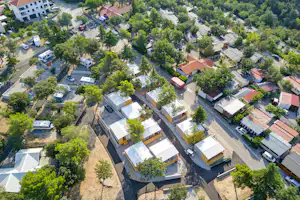 Elements Camping Selce - Campingplatz aus der Vogelperspektive
