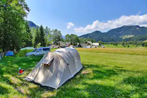 Camping Šenkova Domačija - Zeltwiese auf dem Campingplatz