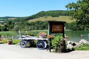 Camping Ser Sirant - Eingangsstrasse auf den Campingplatz