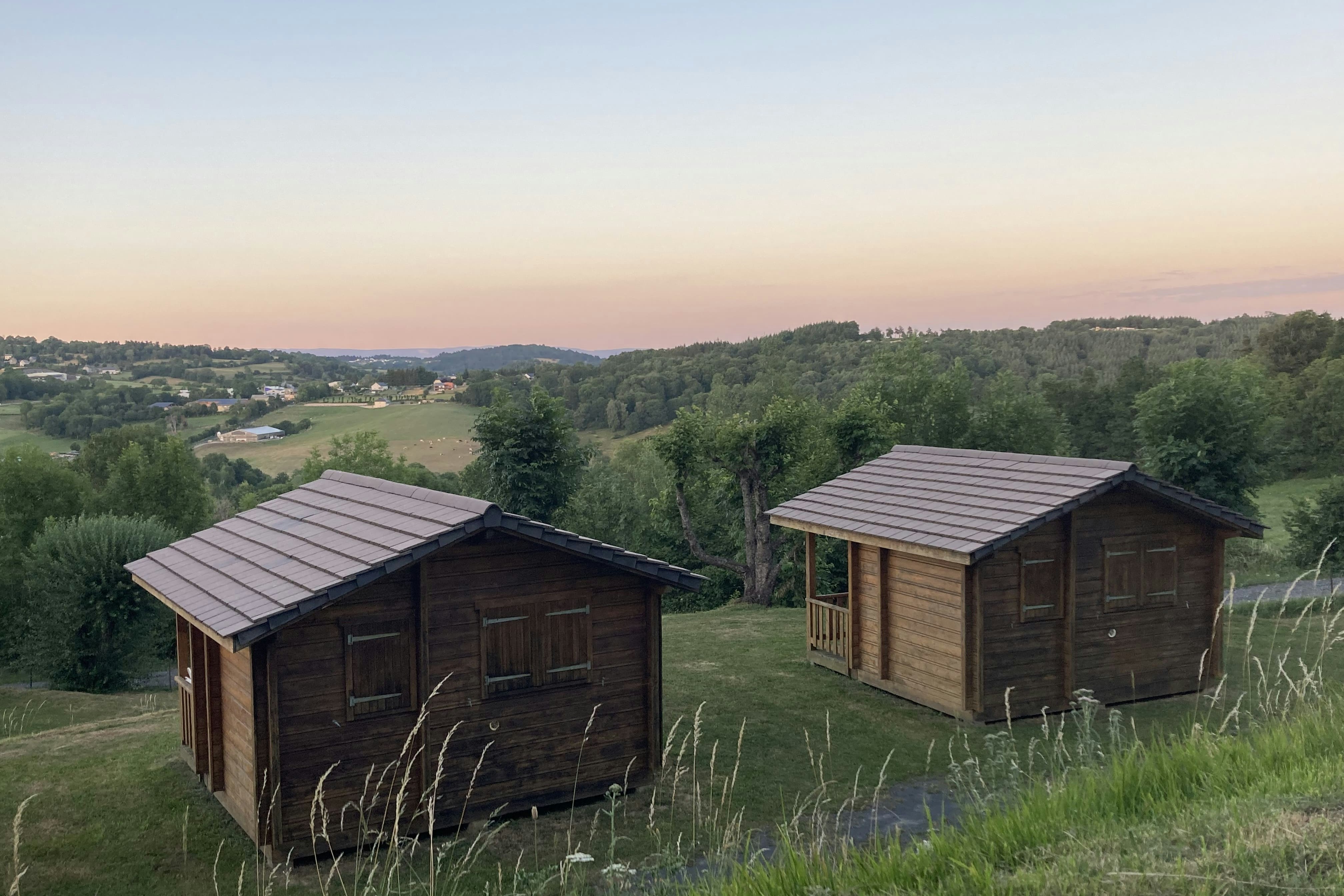 Camping Sérendipité  - Mobilheime auf dem Campingplatz