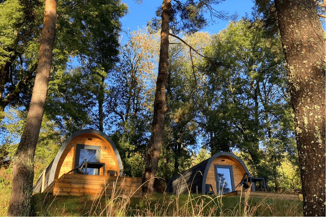 Camping Sérendipité  - Mobilheime auf dem Campingplatz