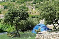 Camping Serra de Prades - Zeltplätze mit Aussicht in die Natur