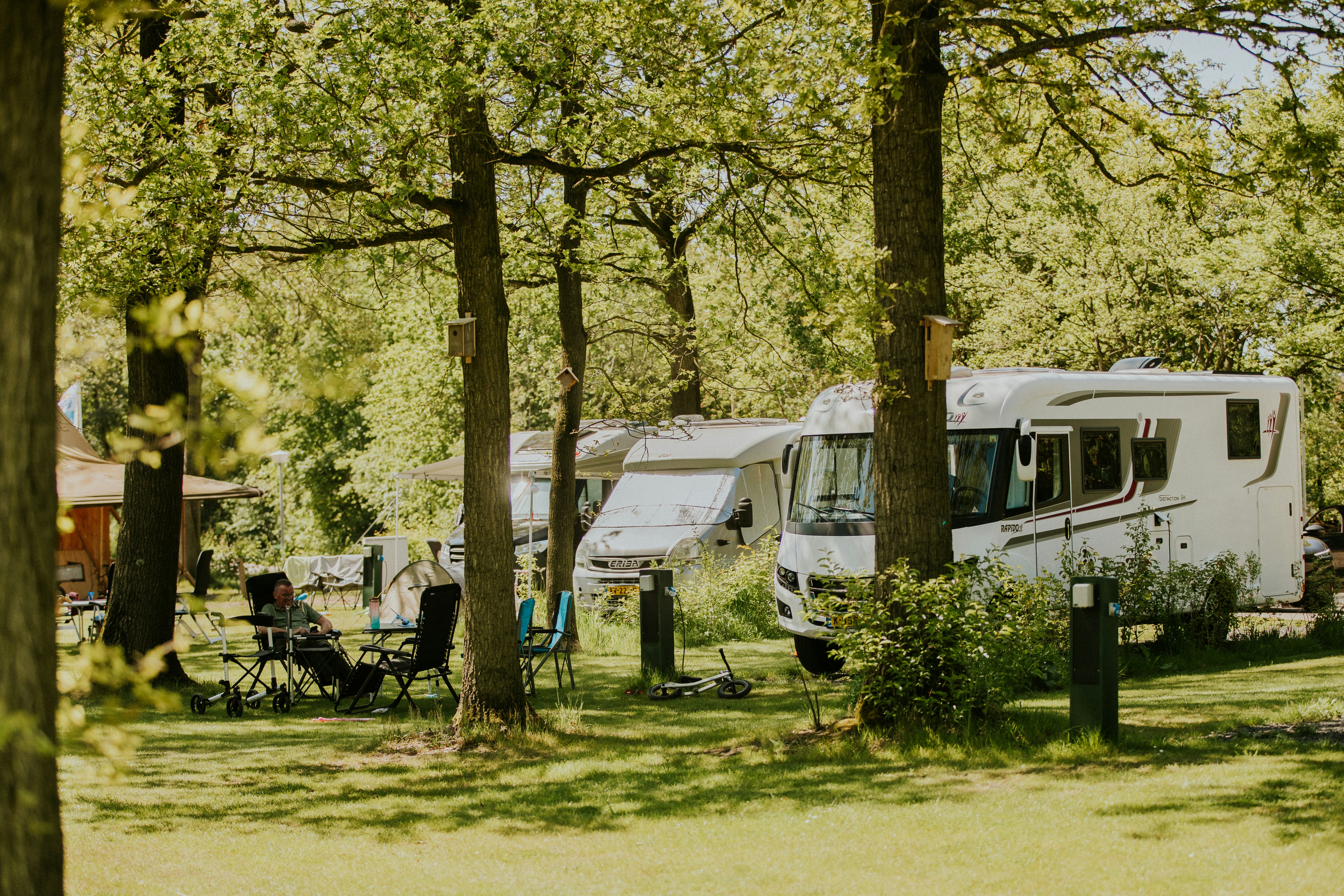 Camping Si-Es-An - Stellplätze auf dem Campingplatz