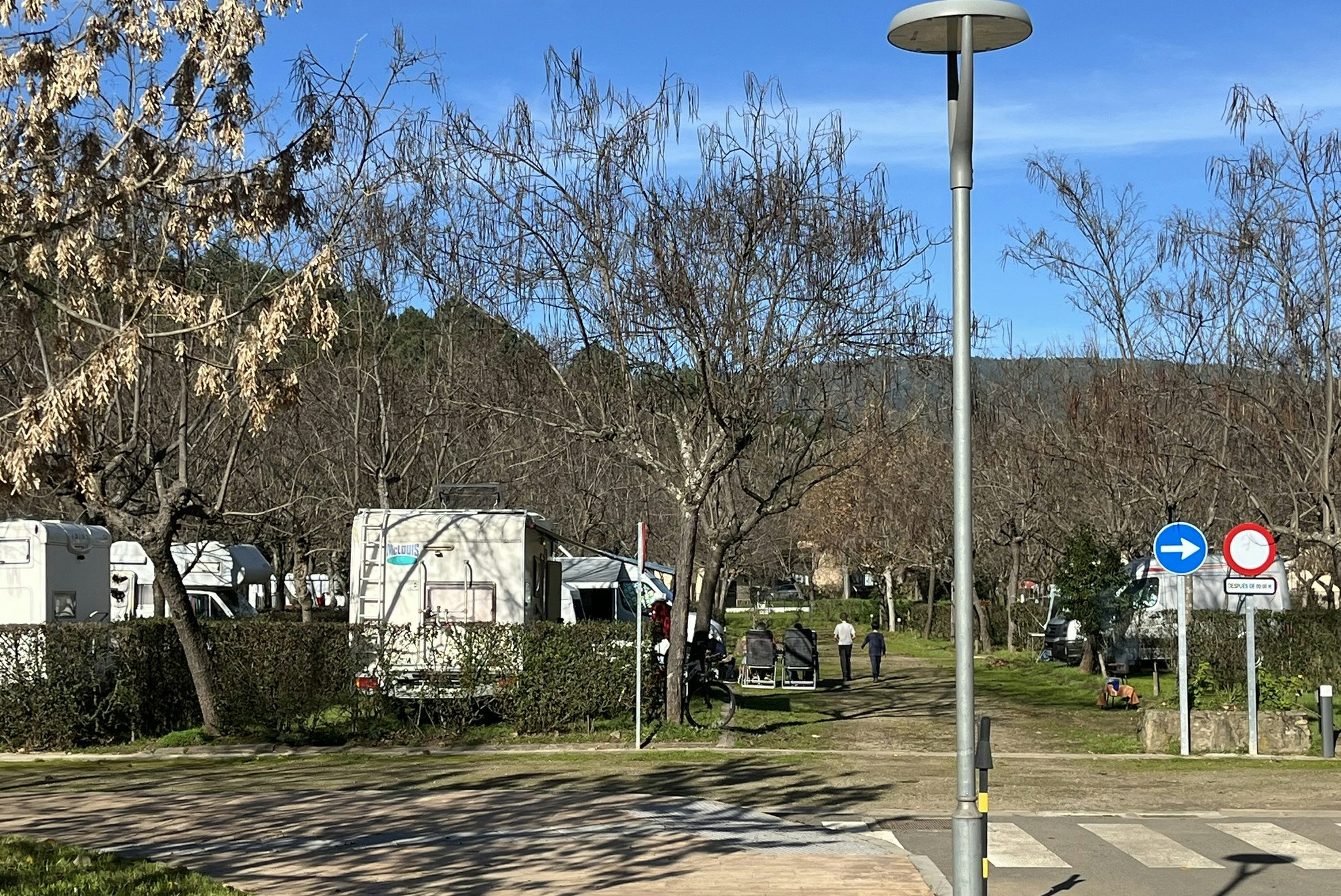 Camping Sierra de Gata - Standplätze auf dem Campingplatz