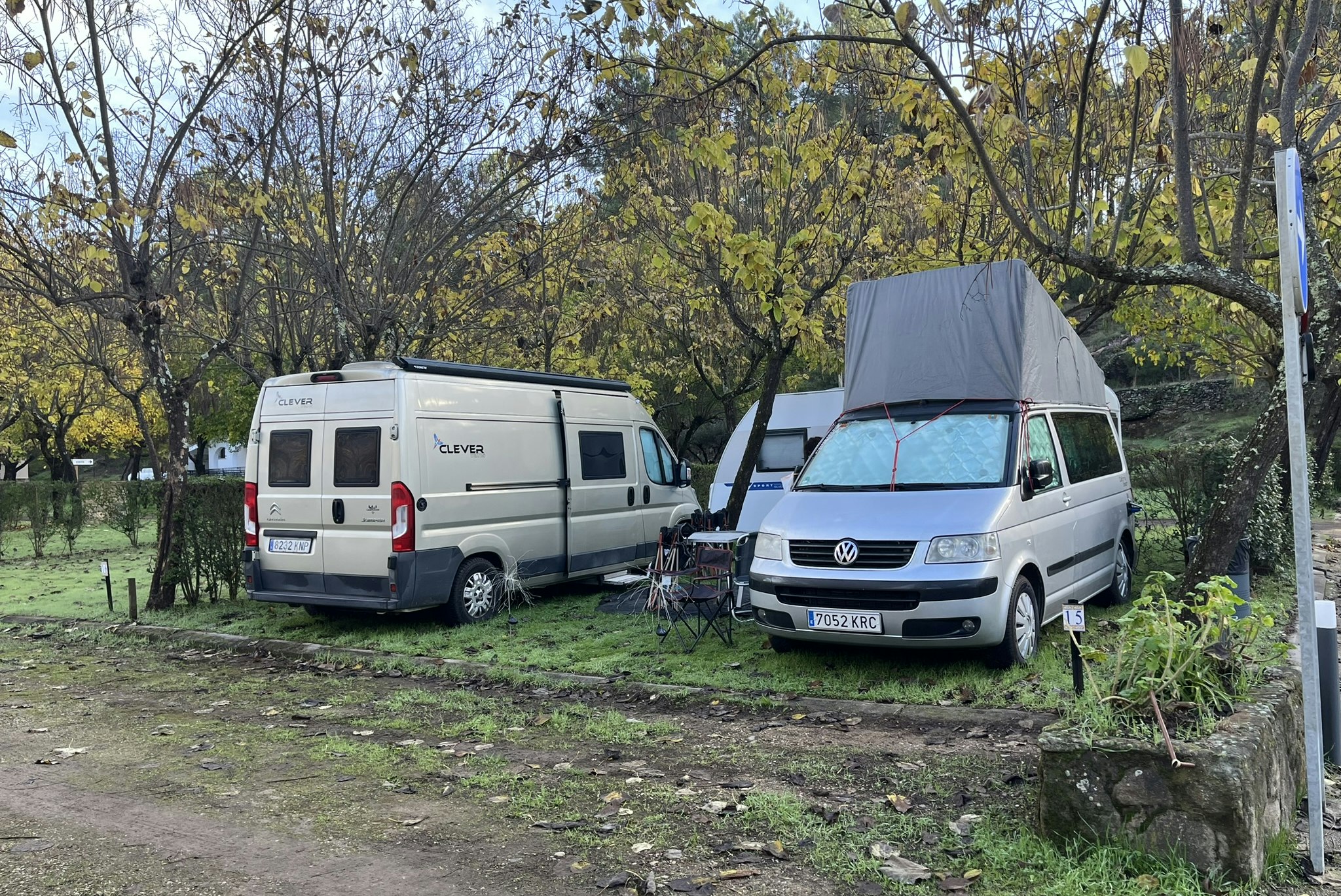Camping Sierra de Gata - Standplätze auf dem Campingplatz