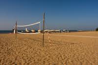 Camping Silva  -  Volleyballfeld am Strand vom Campingplatz