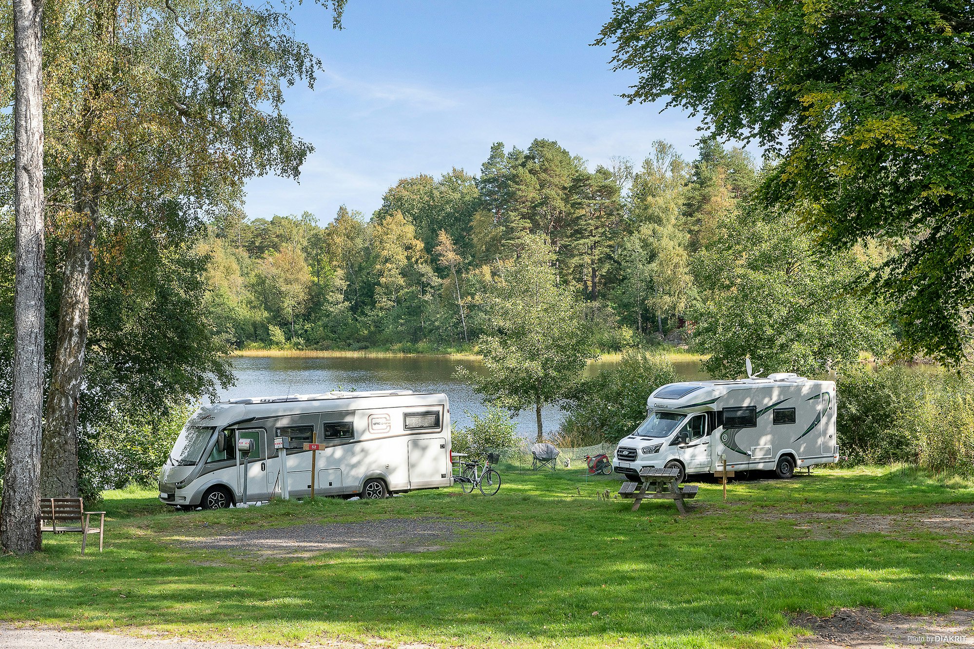 First Camp Sjöstugan – Älmhult  Camping Sjöstugan - Standplätze auf dem Campingplatz