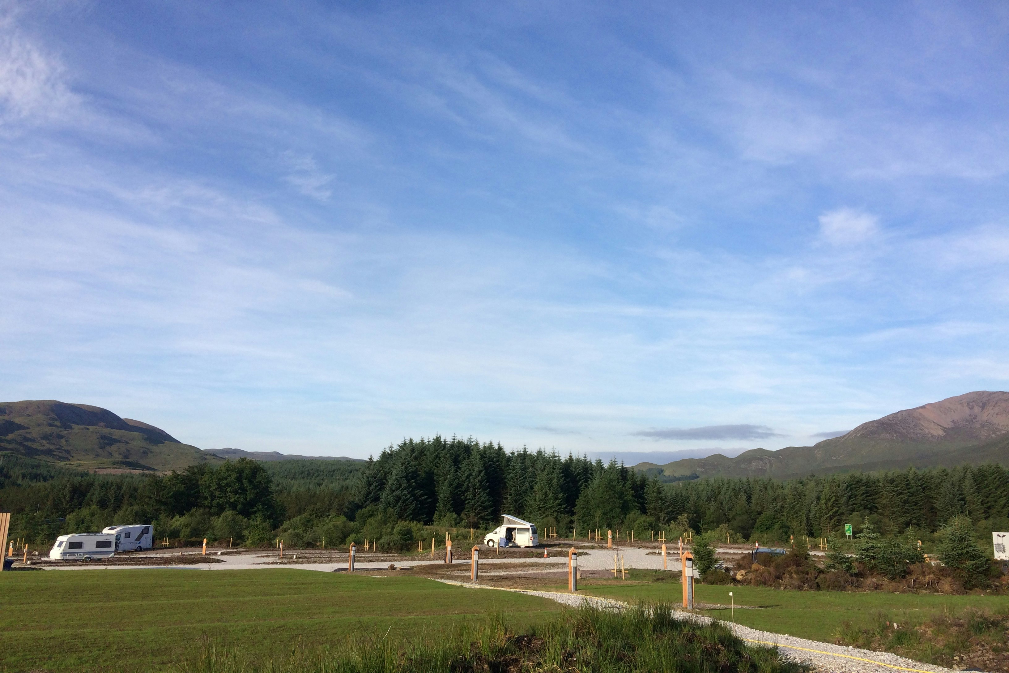 Camping Skye  -  Stellplatz vom Campingplatz im Grünen