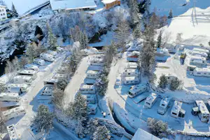Camping Sölden - Luftaufnahme des Campingplatzes