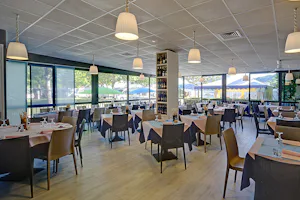 Camping Solcio - Innenansicht vom Restaurant auf dem Campingplatz